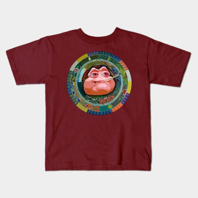 Baby Sinclair Stoner Kids T-Shirt by dogeandpepe